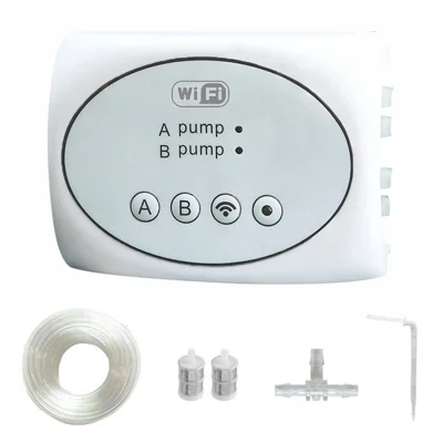 Dual-Pump Remote Water Timer Potted Plant Smart WiFi Watering Device with 20m Water Pipe+30 Emitters