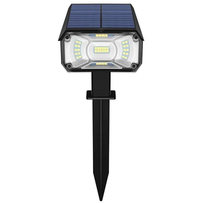 YOUOKLIGHT 2Pcs Outdoor IP65 Étanche 40-LED 3 Modes Projecteurs Solaires pour Jardin Allée Cour Allée Porche