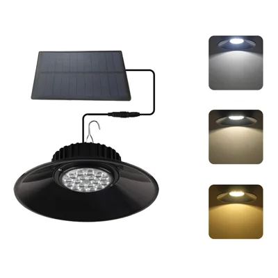 TS-S4401 Hängende Solarleuchte IP65 Wasserdicht Innen-Außen-Garten Terrasse LED-Lampe mit Fernbedienung