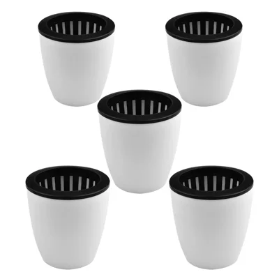 5pcs / Pacote de 120 mm de Água Automática Absorvente Vaso de Flores Com Rega Auto -rega do Plantador de Rega Automática Automática
