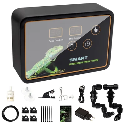 WD-01CS Automatic Mist Spray System Electronic Timer LCD Display Sprinkler Controller Terrarium Spray Kit EU Plug