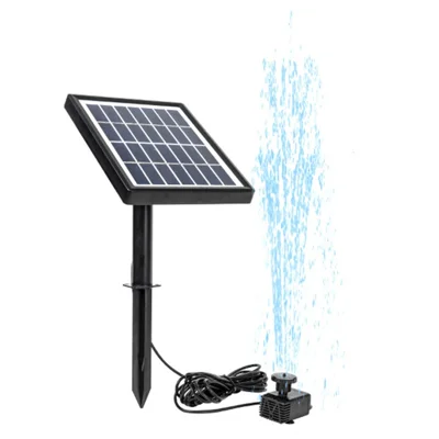 MEIERDE SF081-A1 Panneau solaire au sol Fontaine de jardin Bassin d'oiseau Décoration de bassin d'eau Arroseur