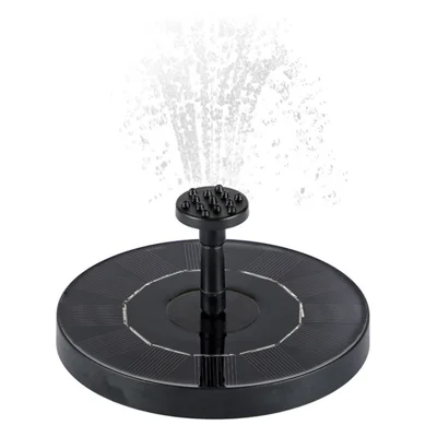 MEIERDE SF034 Fontaine solaire circulaire pour l'extérieur Fontaine flottante pour la piscine Cour Pompe submersible sans balai pour la décoration du jardin