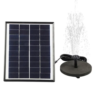 Meierde SF005 5W Cadre en Plastique Fontaine Solaire Fountaine de Jardin Extérieur Pompe D'eau Solaire Flottante Pour Les Plantes D'oiseaux