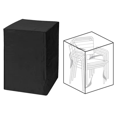 68x68x120cm 210D Oxford Cloth Patio Chair Waterproof Dustproof Cover for Outdoor Balcony Garden Furniture - Black