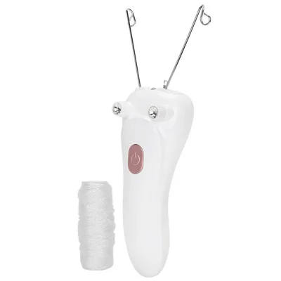 Women Electric Hair Epilator USB Rechargeable Body Facial Hair Remover Cotton Thread Depilator
