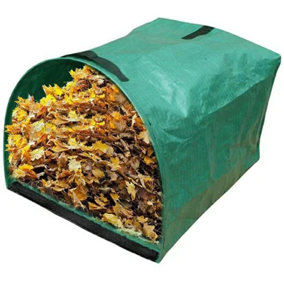 53 Gallon Large Capacity Reusable Leaf Collection Bag for Garden Yard Waste Cleanup