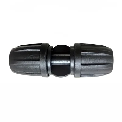 100Pcs Garden Irrigation Tube Fitting Connector Lawn Water Hose Coupler - 9x12 Straight