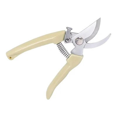 Garden Pruning Shears Scissors Stainless Steel Blade Handheld Pruners - Curved Blade