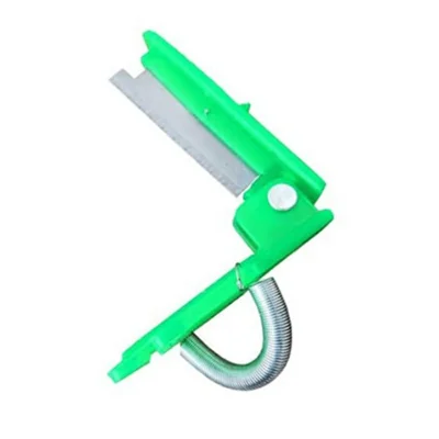 100Pcs Farm Orchard Thumb Knife Garden Pruner Vegetable Fruit Picking Cutter - Green