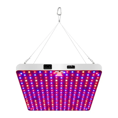 Style G Hanging Wire VEG and Bloom Full Brightness Growing Lamp Square Shape Full Spectrum Plant Grow Light, EU Plug