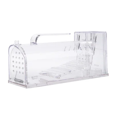 Piège à Souris en Plastique Transparent à Déclencheur Sensible, Attrape-Rats Réutilisable pour Maison et Entrepôt