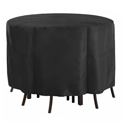 Outdoor Garden Furniture Cover 210D Oxford Cloth Round Table Chair Waterproof Dustproof Cover 230x110cm