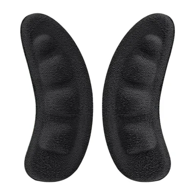 Self-Adhesive Heel Cushion Sweat Absorbing Anti-Slip Heel Pads for Loose Shoes - Black