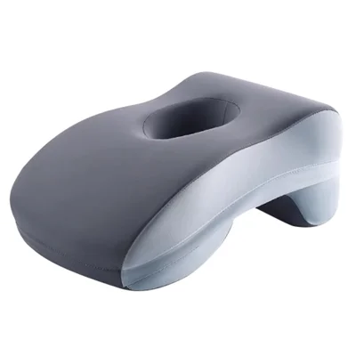 Soft Memory Foam Office Nap Pillow Sleeping Cushion with Breathable Hollow Design - Baby Blue