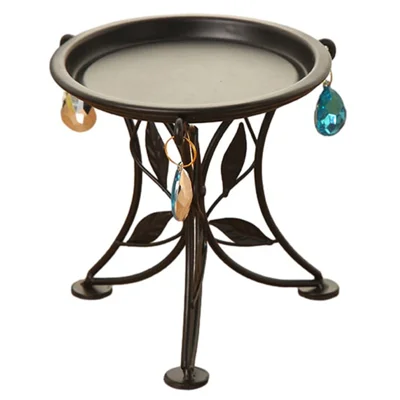 Leaves Design Iron Succulent Bonsai Planter Shelf European Indoor Flower Pot Stand