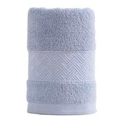 Highly Absorbent Towel Soft Cotton Bath Towel Hand Towel Face Wash Cloth - Blue