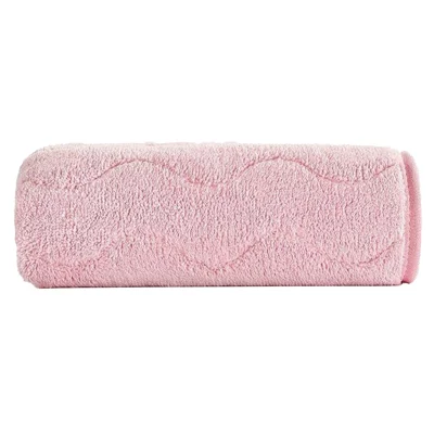 35x75cm Coral Fleece Towel Super Highly Absorbent Bath Towel Quick Dry Lint-Free Hand Towel - Pink
