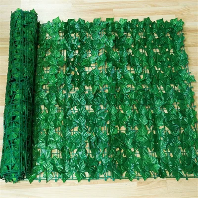 Artificial Leaf Privacy Fence 0.5m x 0.5m Faux Leaf Hedge Fence Wall Screen for Garden Balcony Decoration