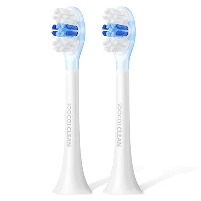XIAOMIYOUPIN 2 stuks voor Soocas volwassen elektrische tandenborstel Cloudsense Whitening tandenborstelkoppen (Chinees pakket) - Wit