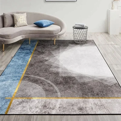 120 x 160cm Nordic Abstract Geometric Pattern Rug Living Room Carpet Non Slip Bedside Mat - Style 16
