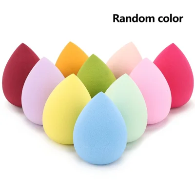 Cosmetic Puff Foundation Makeup Sponge Water Drop Shape Cosmetic Applicator (Random Color)