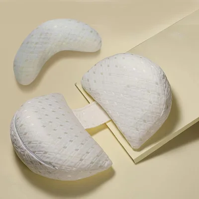 Pregnancy Pillow Side Sleeping 30° Wedge Shape Belly Support Cushion for Pregnant Women's Sleep - UMORFIL Shell Pillow + Crescent Pillow