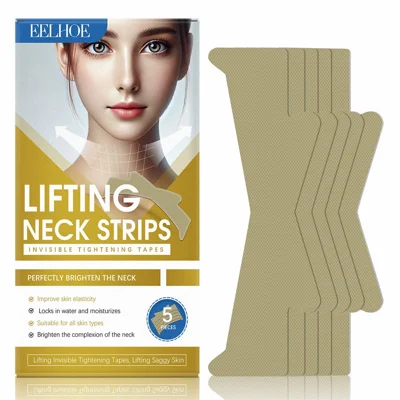 EELHOE EE-A06-0337-01 5Pcs Neck Firming Patches Anti Wrinkle Moisturizing Lifting Neck Care Stickers