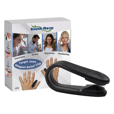 SOUTH MOON SOB07-A025-1-WH1 Magnetic Finger Joint Massage Clip Hand Meridian Massager Acupressure Point Clip