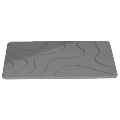60 x 39cm Quick Dry Diatomite Bath Mat Non Slip Absorbent Bathroom Floor Mat for Shower Toilet Entrance - 04