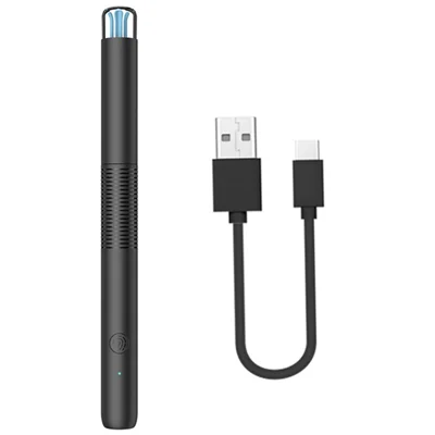 WiFi Visual Ear Cleaning Endoscope Earpick with LED Light Ear Wax Removal Tool - Black