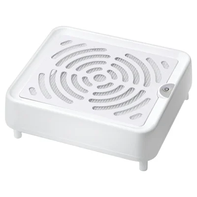 DC-SD001 Mini Square Nail Dust Collector Low Noise High Power Desktop Vacuum Cleaner Gift for Nail Salon - White / US Plug