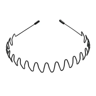 Metal Invisible Hair Band Headband Non Slip Sports Hairband for Slicked Back Hairstyles