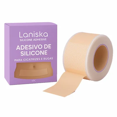 LANISKA 4 x 150 cm Sikkerhedsplaster til Arbejdsplads Sikkerhedsplaster Silikone Tape Hudreparation Klæbende, LA-B07-0064-01
