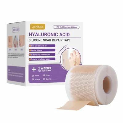 LANISKA Silicone Scar Repair Tape Hyaluronic Acid Adhesive Scar Treatment Patch, LA-B07-0063-01