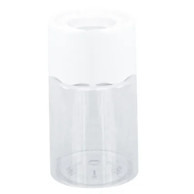 Hydroponics Planter Desktop Flowerpot Plastic Transparent Tabletop Propagation Station for Home Office Table - White