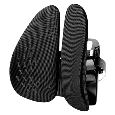 Ergonomic Office Chair Lumbar Support Cushion Waist Back Pain Relief Adjustable Waist Cushion - Black