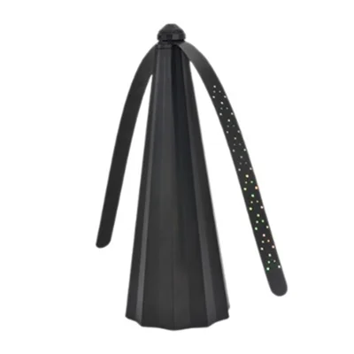DC-9113 Outdoor Picnic Fly Repellent Fan Hanging Mosquito Repeller for Home Restaurant Use - Black