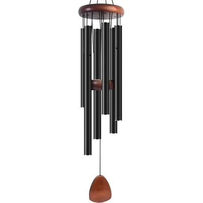 37 inch 6 Tubes Wind Chime Metal Hanging Ornament for Garden Patio Home Decor