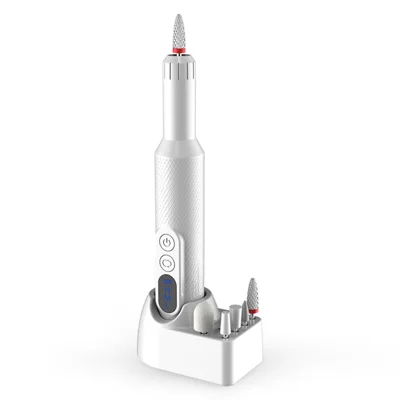 M3 Electric Nail File Portable Pen-Style Nail Drill Machine Gift 3 Speed Settings  /  Reversible Rotation