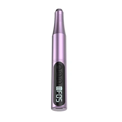HX-09 Electric Nail File USB Wireless Nail Grinding Machine Gift 4 Speed Settings for Home / Salon - Purple
