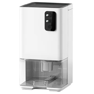 0818-1 1200ml waterreservoir Halfgeleider ontvochtiger voor thuis Stille slimme vochtabsorber - UK-stekker