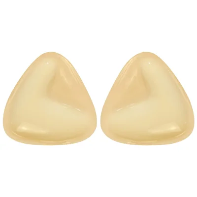 1 Paire de Tampons Adhésifs Triangulaires Doubles Faces pour Femmes, Respirants et Invisibles, Rembourrage Poitrine Push Up