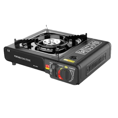 Portable Butane Gas Stove Dual-Use Camping Stove with Carry Bag for Outdoor Cooking  /  Hiking  /  Backpacking