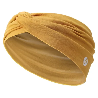 SH XTJ112 Bandeau de confinement postpartum pour femmes Protecteur du front Bandeau de lavage du visage - Jaune