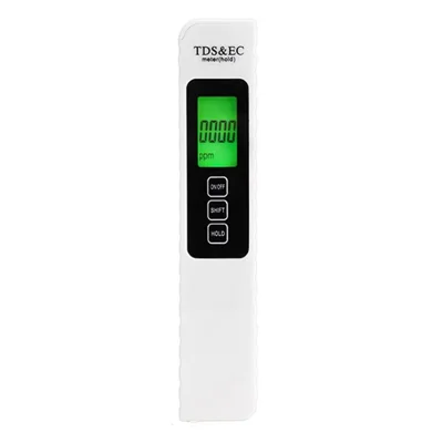 A4L HD-display TDS-vandtestpen Enkelt baglysvands kvalitetstest med ledningsevne- og temperaturmåling