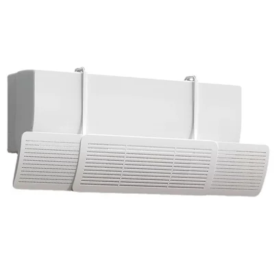 A-Type 3-in-1 Airco Windafleider Vergroot, Verdikt, Uitschuifbaar Luchtstroomscherm tegen Directe Tocht, Zonder Installatie