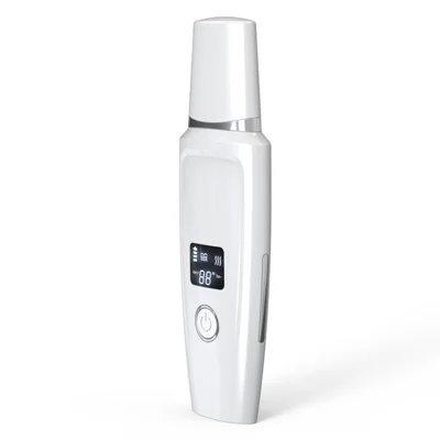 HX-02 Skin Scrubber with LCD Screen Facial Cleansing Device Pore Cleaner Blackhead Remover - White