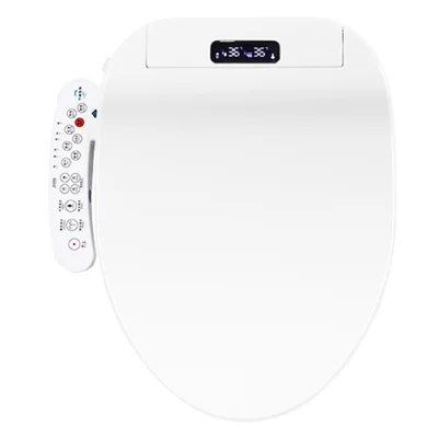 Smart Toilet Seat Instant Heating Wash Dry Household Toilet Lid Bilingual Control Panel - EU Plug