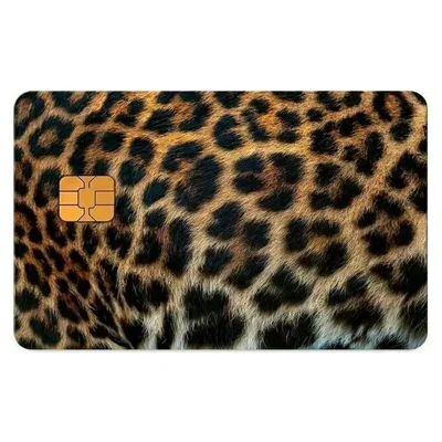 Stickers voor Creditcard Hoesje Luipaardprint Decoratieve Beschermfolie Waterdicht Krasbestendig Antivingerafdruk - 001